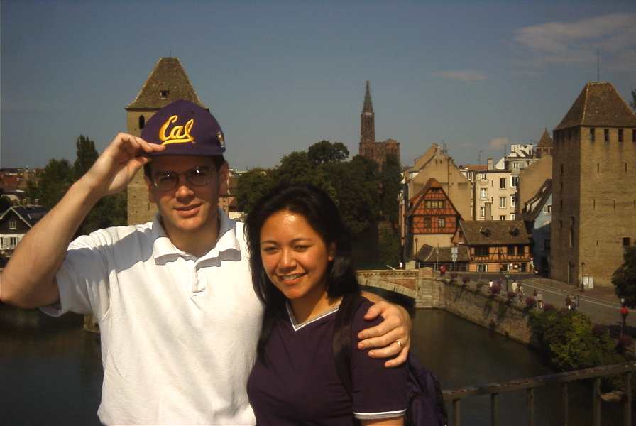 John and Francimar in Petite France