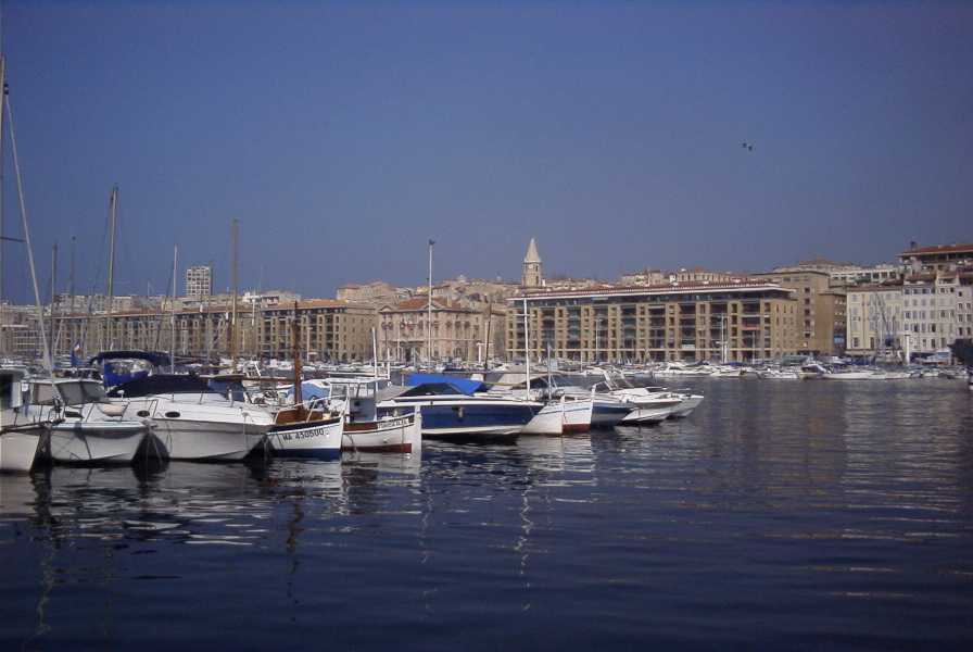 pleasure craft in old port