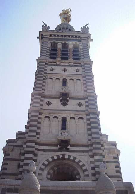 Looking up the tower