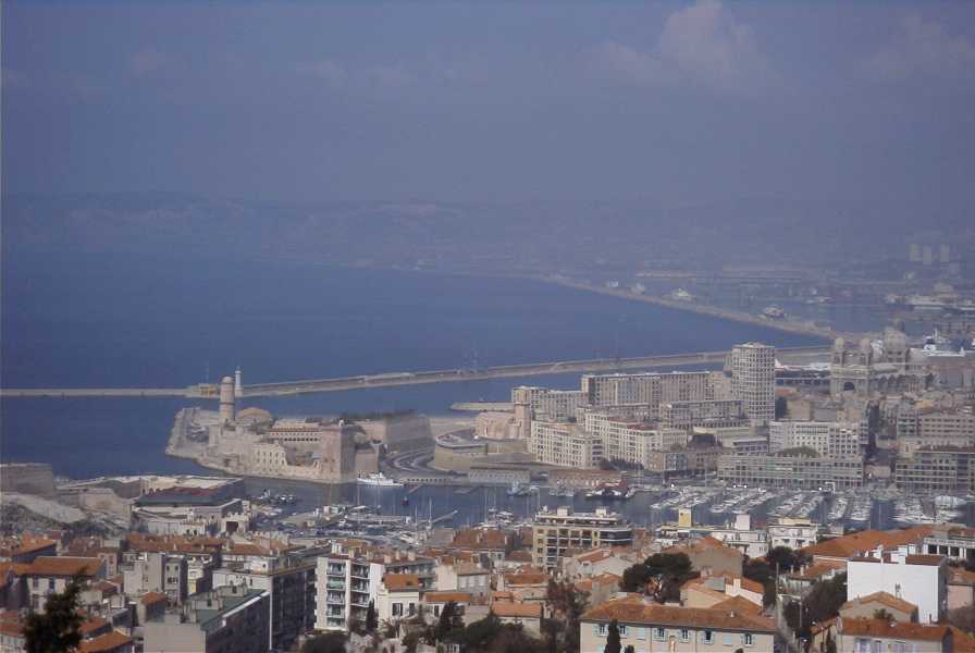 harbor view from high