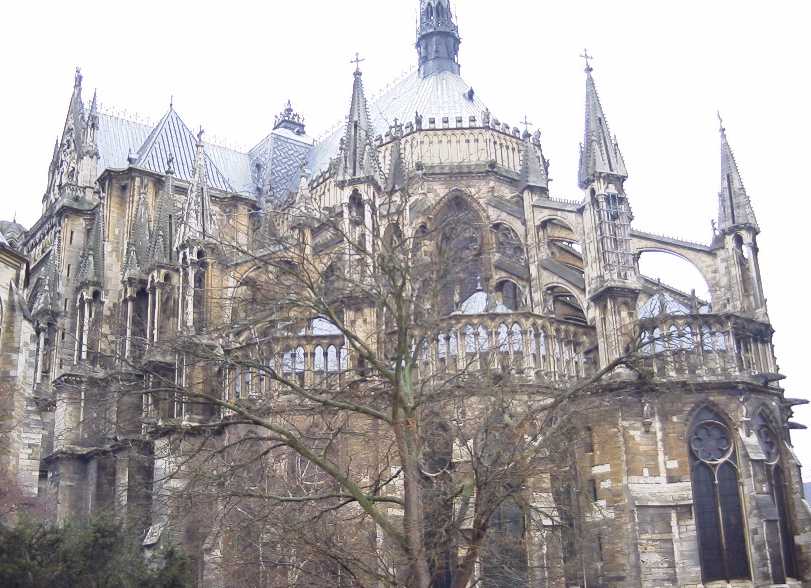 The east end of the cathedral