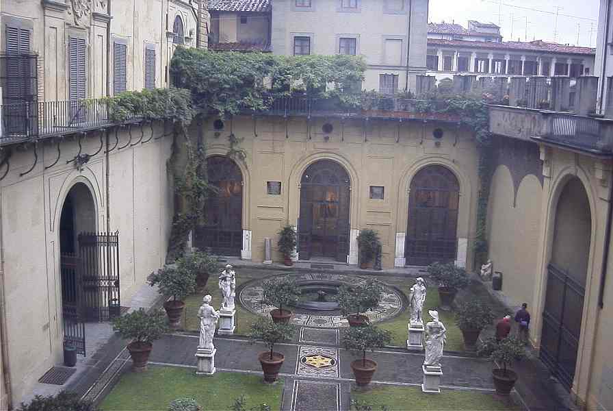 The courtyard