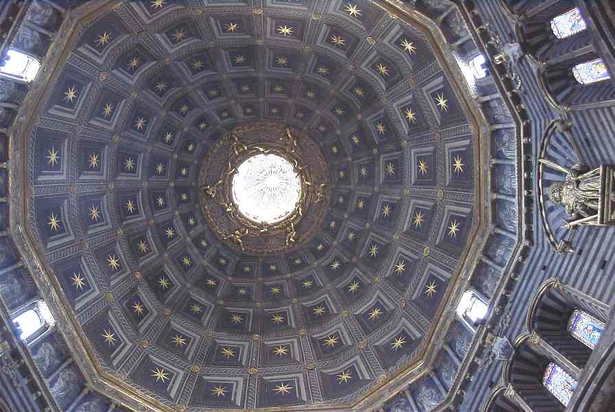 the interior of the dome