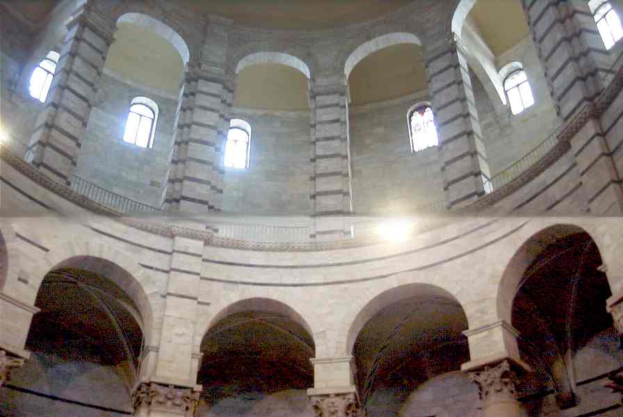 Baptistery inside